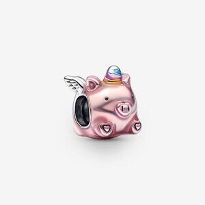 Pandora Unicorn Flying Pig Charm